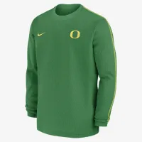 Oregon Ducks Sideline Coach чоловічі Nike College Long-Sleeve Top колір зелений