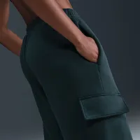 Nike Sportswear Phoenix Fleece жіноча Cargo Sweatpants колір зелений