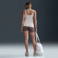 Nike Sportswear Chill Knit женская Tank Top цвет коричневый
