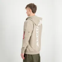 Кофта/футболка Alpha Industries Back Print Zip Толстовка з капюшоном 128342679 - бежева
