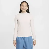 Nike Sportswear Girls' Long-Sleeve Top колір сірий
