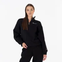 Кофта/футболка Champion Half Zip свитшот 116590-KK001 -  Черная