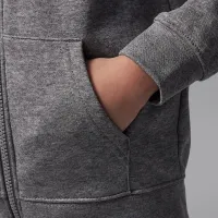 Nike Jordan Brooklyn Fleece Little детские 2-Piece Full-Zip Толстовка с капюшоном набор цвет серый