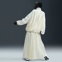 Nike Sportswear Collection женская Mid-Rise Pleated спортивные штаны цвет белый