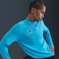 Nike Element чоловічі Dri-FIT 1/4-Zip Running Top блакитний