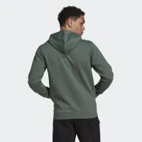 Кофта/футболка adidas Essentials Fleece 3-Stripes Logo Толстовка с капюшоном HL2241 - зеленая