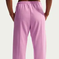 Nike Sportswear Chill Terry женская Mid-Rise French Terry Open-Hem Pants цвет фиолетовый