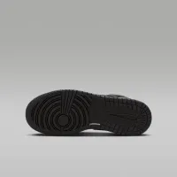 Nike Air Jordan 1 Mid SE Big детские Кроссовки цвет черный