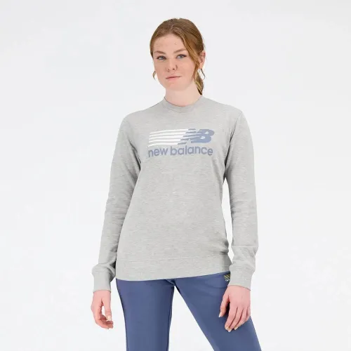 Кофта/футболка New Balance WT31816AG - Серая