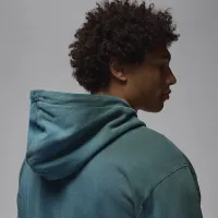 Nike Jordan Flight Fleece чоловічі Pullover Толстовка з капюшоном колір зелений