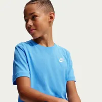 Nike Sportswear Big детские футболка синий