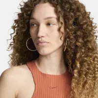 Nike Sportswear Chill Rib женская Slim Sleeveless Midi Костюм Orange