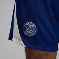 Nike Paris Saint-Germain Strike Fourth мужские Jordan Dri-FIT Soccer Knit шорты синий