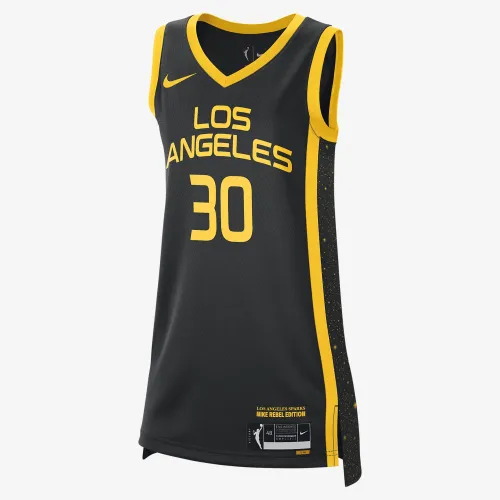 Los Angeles Sparks Rebel Edition женская Nike Dri-FIT WNBA Victory Jersey цвет черный