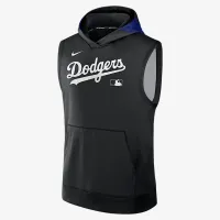 Los Angeles Dodgers Authentic Collection Men’s Nike Dri-FIT MLB Sleeveless Pullover Толстовка з капюшоном колір чорний