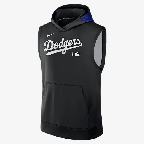Los Angeles Dodgers Authentic Collection Men’s Nike Dri-FIT MLB Sleeveless Pullover Толстовка з капюшоном колір чорний