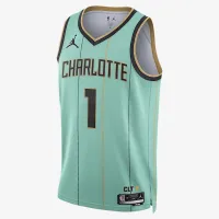LaMelo Ball Charlotte Hornets 2024/25 City Edition мужские Nike Dri-FIT NBA Swingman Jersey цвет зеленый