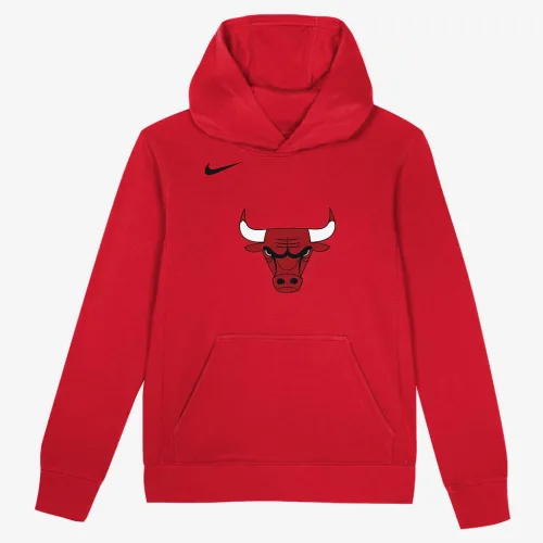 Chicago Bulls Club Little детские Nike NBA Pullover Толстовка с капюшоном цвет красный