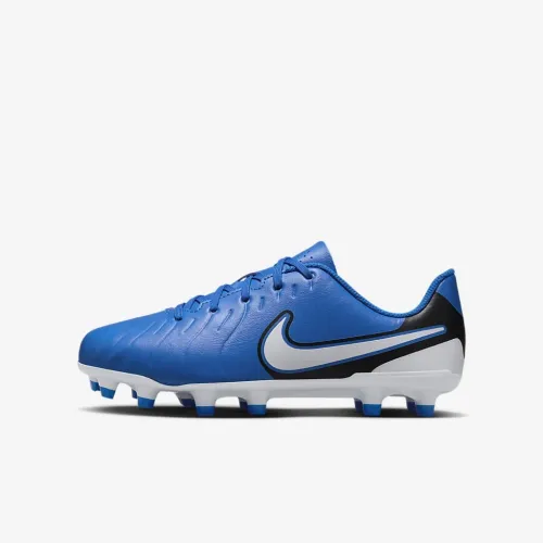 Nike Jr. Tiempo Legend 10 Club Little/Big детские Multi-Ground Low-Top футбольные бутсы синий