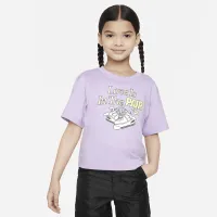 Nike Sweet Swoosh Little детские футболка цвет фиолетовый