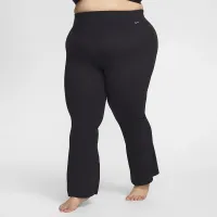 Nike Zenvy жіноча З високою талією Flaколір червоний лосіни (великі розміри) колір чорний
