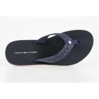Japonki Tommy Hilfiger Glitter Logo Strap Flip-Flops FW0FW06423-DW5 - Синій