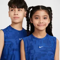 Nike Multi Big дитячі (для хлопчиків) Dri-FIT Sleeveless Top блакитний