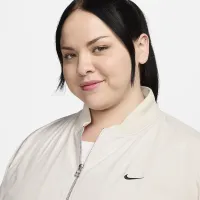 Nike Sportswear Essential жіноча оверсайз Bomber Куртка (великі розміри) колір коричневий
