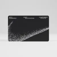 Nike Gift Card Mailed in a Mini Nike Shoebox колір чорний