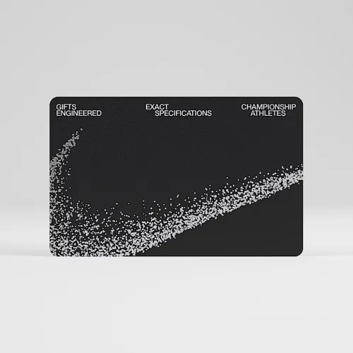 Nike Gift Card Mailed in a Mini Nike Shoebox колір чорний