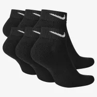 Nike Everyday Cushioned тренувальні Low шкарпетки (6 пар) колір чорний