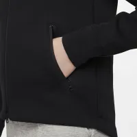 Nike Sportswear Tech Fleece Big дитячі (Girls') Full-Zip Толстовка з капюшоном колір чорний