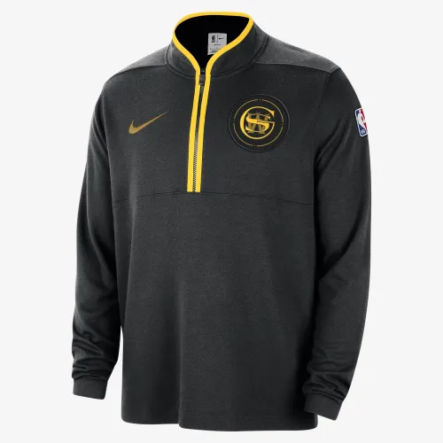 Golden State Warriors 2023/24 City Edition Men's Nike Dri-FIT NBA 1/2-Zip Long-Sleeve Top