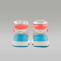 Nike Air Jordan 1 Mid женская Кроссовки цвет белый
