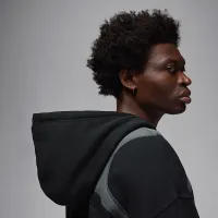Nike Jordan мужские оверсайз Full-Zip Толстовка с капюшоном цвет черный