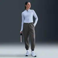 Nike One женская Dri-FIT С высокой Талией 7/8 Joggers цвет серый