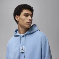 Nike Jordan Flight Fleece чоловічі Washed Pullover Толстовка з капюшоном блакитний
