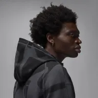 Nike Jordan Sport Hoop Fleece чоловічі Dri-FIT Full-Zip Толстовка з капюшоном колір чорний