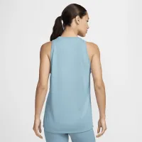 Nike Dri-FIT женская тренировочные Tank синий