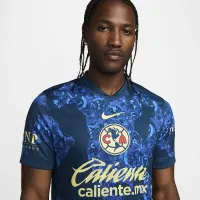 Club Америка 2024/25 Stadium Away мужские Nike Dri-FIT Soccer Replica Jersey синий