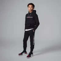 Nike Jordan Big детские Baseline Fleece Pants цвет черный