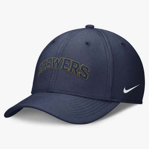 Milwaukee Brewers Primetime Swoosh чоловічі Nike Dri-FIT MLB Hat блакитний