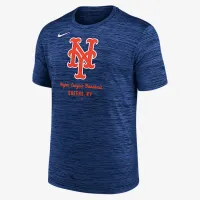New York Mets Velocity чоловічі Nike Dri-FIT MLB футболка блакитний