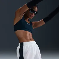 Nike Tempo жіноча Dri-FIT Mid-Rise Brief-Lined Running шорти колір білий