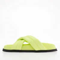 Шльопанці Tommy Jeans Padded Toe босоніжки EN0EN02175-MSA - Зелені