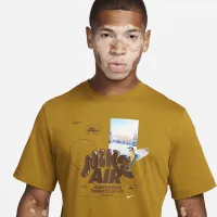 Nike Sportswear чоловічі футболка колір коричневий