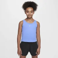 Nike One Fitted Big дитячі (Girls') Dri-FIT Tank блакитний