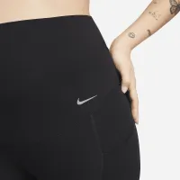 Nike Zenvy (M) жіноча Gentle-Support З високою талією 7/8 лосіни з кишенями(Maternity) колір чорний