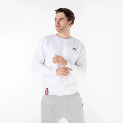 Кофта/футболка Alpha Industries Basic Sweater Small Logo 18830709 - Белая