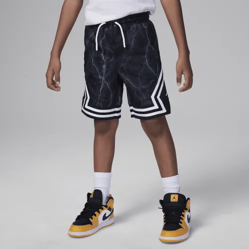 Nike Jordan Dri-FIT MJ Diamond Little детские Printed шорты цвет черный